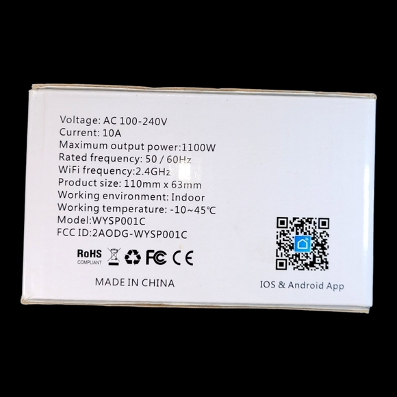 2x Wireless WiFi Smart Switch Remote Socket For Amazon Alexa Google Set Of 2 - Picture 3 of 8